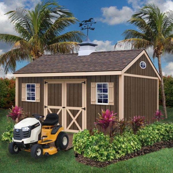 Brookfield 16 ft. x 12 ft. Wood Storage Shed Kit