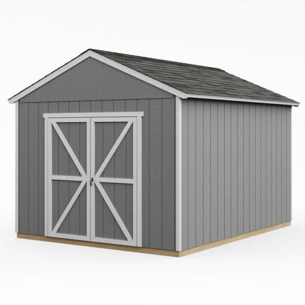 Do-it Yourself Rookwood 10 ft. x 12 ft. Wooden Storage with Flooring Included