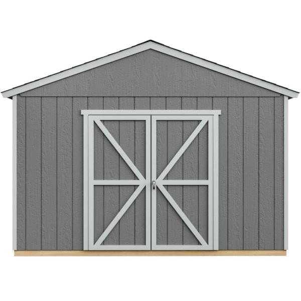 Do-it Yourself Astoria 12 ft. x 12 ft. Wooden Storage Shed with Flooring Included
