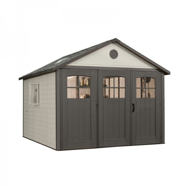 11 ft. W x 11 ft. D Plastic Storage Shed