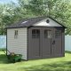 11 ft. W x 11 ft. D Plastic Storage Shed