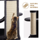 65.7'' H Carpet Cat Tree Condos and Scratching Posts Included, with Platforms and Hammock
