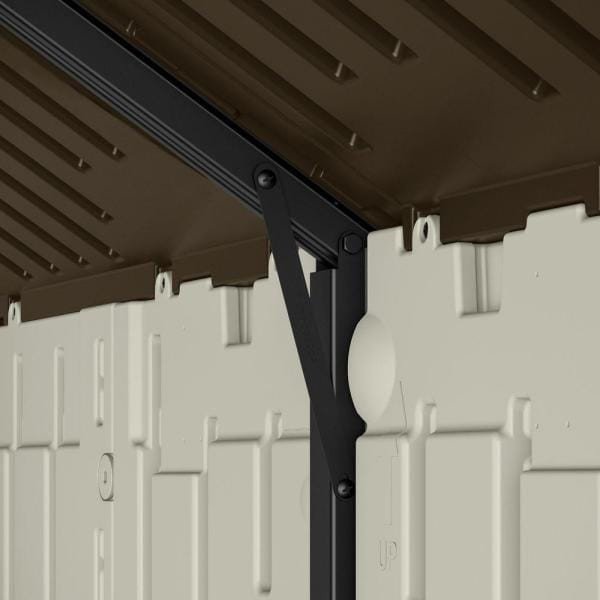 Tremont 8 ft. 4-1/2 in. x 10 ft. 2-1/4 in. Resin Storage Shed