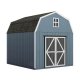 Installed Braymore 10 ft. x 16 ft. Wooden Shed with Driftwood Shingles