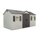 Side Entry 15 ft. W x 8 ft. D Plastic Storage Shed