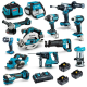 MAKITA 18V BRUSHLESS 12 PIECE 3 X 5.0AH COMBO KIT DLX1202TX1