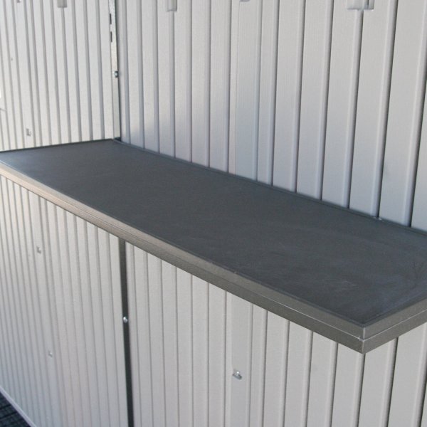 8 ft. W x 7 ft. 4 in. D Plastic Storage Shed