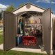 Dual Entry 15 ft. W x 8 ft. D Plastic Storage Shed