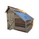 Sunhouse 8 ft. x 8 ft. Western Red Cedar Garden Shed