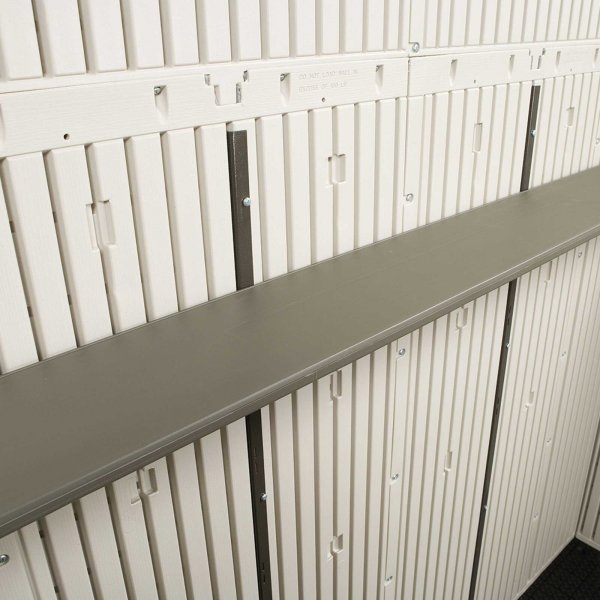 Side Entry 15 ft. W x 8 ft. D Plastic Storage Shed