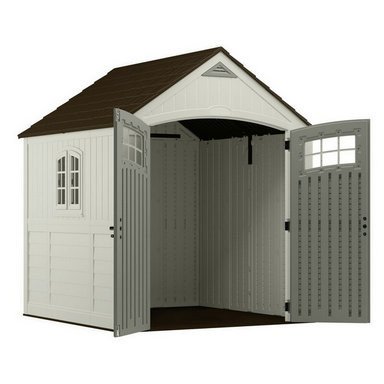 Cascade 7 ft. W x 7 ft. D Plastic Storage Shed