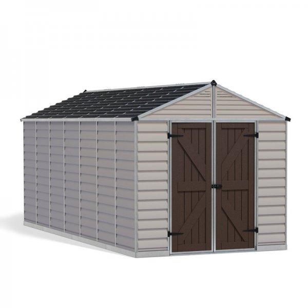 SkyLight 7 ft. 5 in. W x 17 ft. 3 in. D Plastic Storage Shed