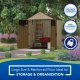 6 ft. 3 in. W x 5 ft. 6 in. D Resin Storage Shed