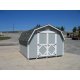 Classic Gambrel 12 ft. x 24 ft. Wood Storage Building Precut Kit with 4 ft. Sidewalls with Floor