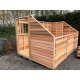 Sunhouse 8 ft. x 12 ft. Western Red Cedar Garden Shed