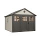 11 ft. W x 11 ft. D Plastic Storage Shed