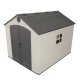 8 Ft. W x 10 Ft. D Plastic Traditional Storage Shed