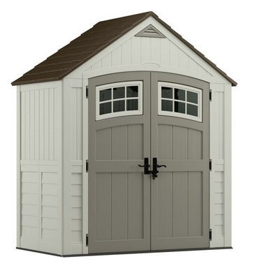 Cascade 7 ft. W x 7 ft. D Plastic Storage Shed