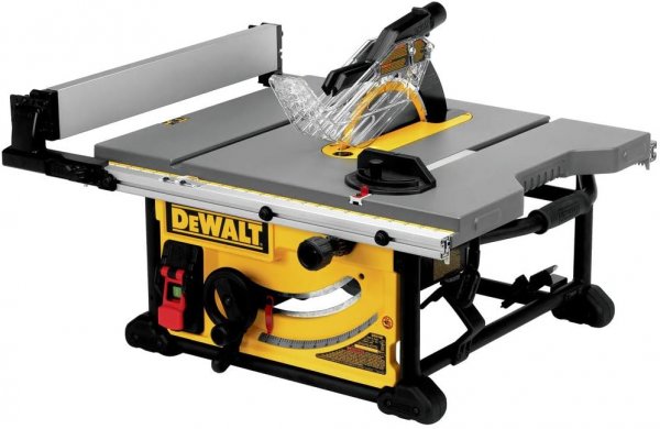 10-Inch Table Saw with Rolling Stand, 32-1/2-Inch Rip Capacity