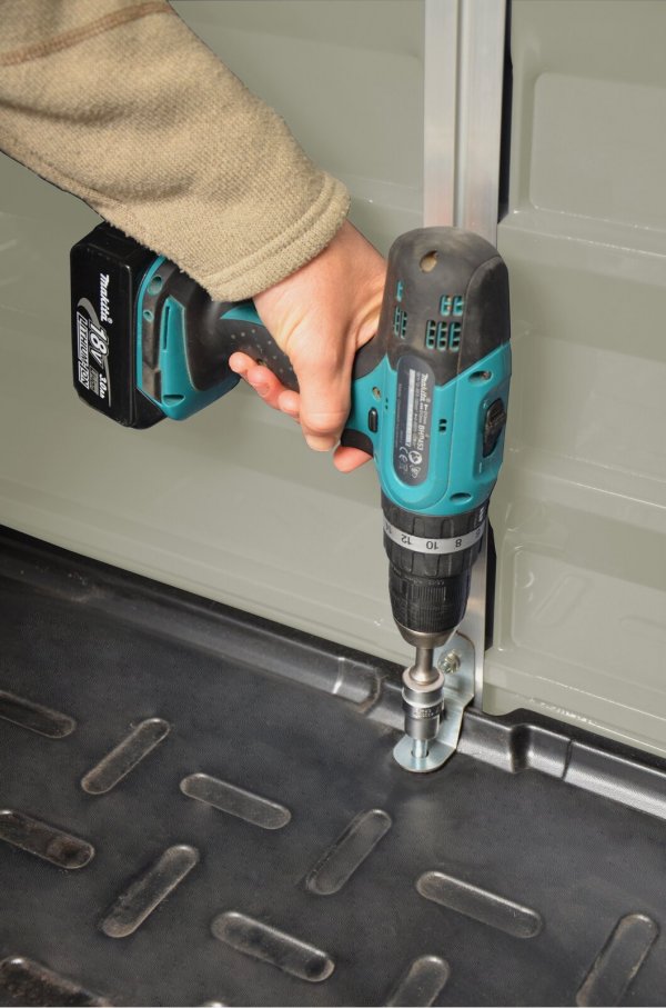 SkyLight 6 ft. W x 8 ft. D Plastic Storage Shed