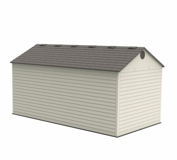 Dual Entry 15 ft. W x 8 ft. D Plastic Storage Shed