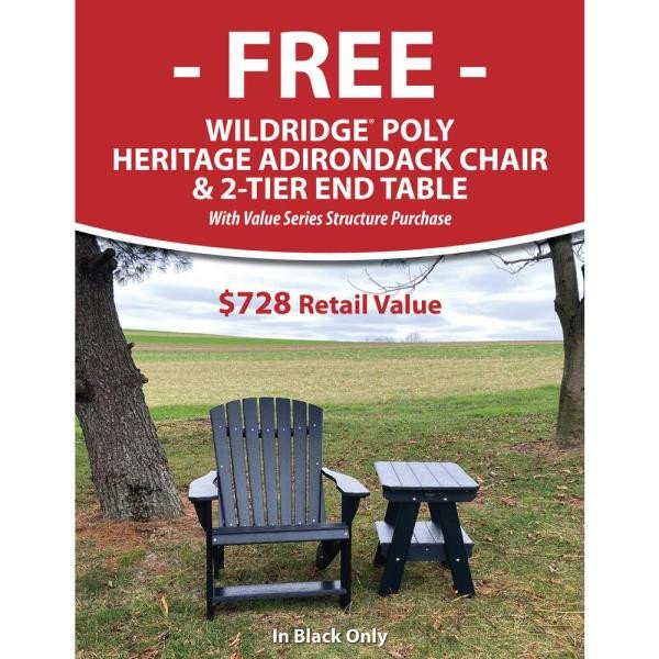 Value Gable 12 ft. x 24 ft. Wood Shed Precut Kit