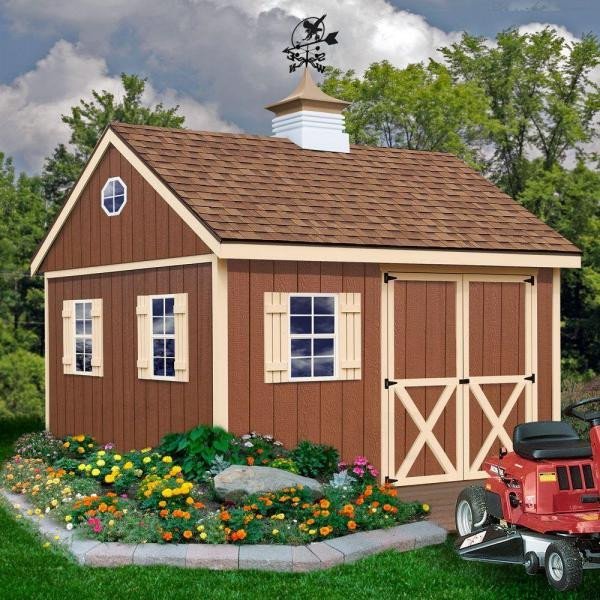 Mansfield 12 ft. x 12 ft. Wood Storage Shed Kit