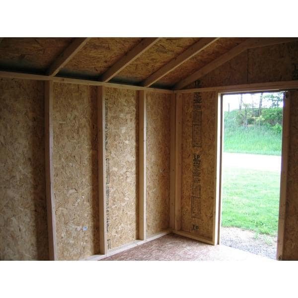 Value Gable 12 ft. x 24 ft. Wood Shed Precut Kit
