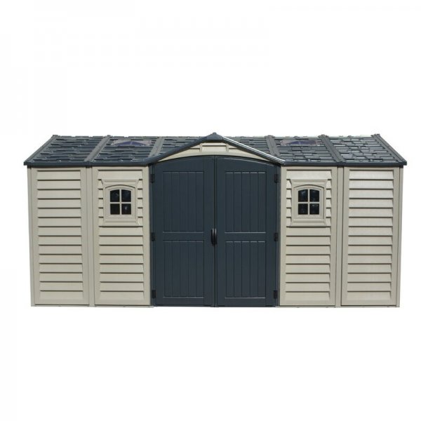 Apex Pro 15 ft. W x 8 ft. D Plastic Storage Shed
