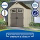 Cascade 7 ft. W x 7 ft. D Plastic Storage Shed