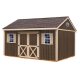 Brookfield 16 ft. x 12 ft. Wood Storage Shed Kit