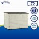 Stow-Away 3 ft. 8 in. x 5 ft. 11 in. Resin Horizontal Storage Shed