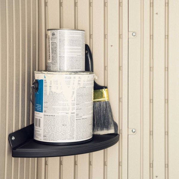 8 ft. W x 12.5 ft. D Plastic Storage Shed