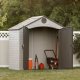 8 ft. W x 5 ft. D Plastic Storage Shed