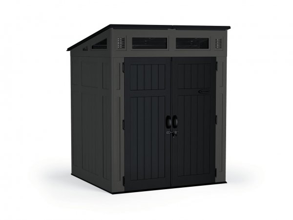 Modernist 7 ft. W x 7 ft. D Plastic Storage Shed