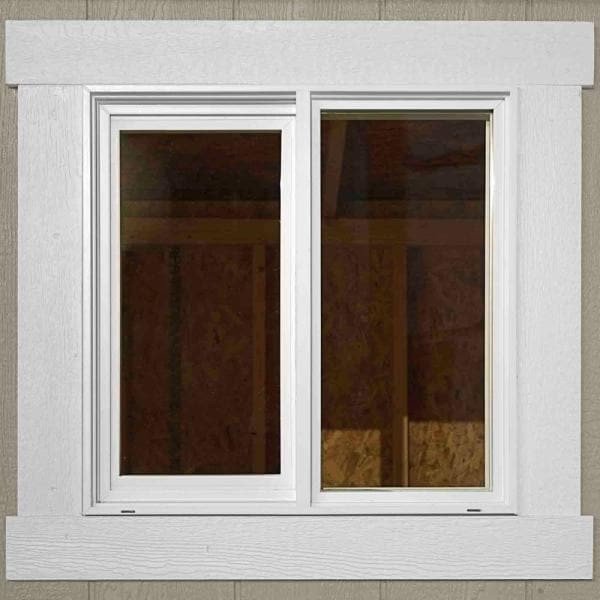 Installed The Tahoe Series Tall Ranch 8 ft. x 10 ft. x 8 ft. 6 in. Painted Wood Storage Building Shed and Sidewall Door