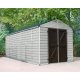 SkyLight 7 ft. 5 in. W x 17 ft. 3 in. D Plastic Storage Shed