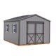 Elm 10 ft. x 12 ft. Wood Storage Shed Kit with Floor