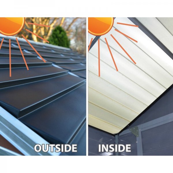 SkyLight 6 ft. W x 8 ft. D Plastic Storage Shed