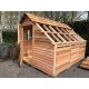 Sunhouse 8 ft. x 12 ft. Western Red Cedar Garden Shed