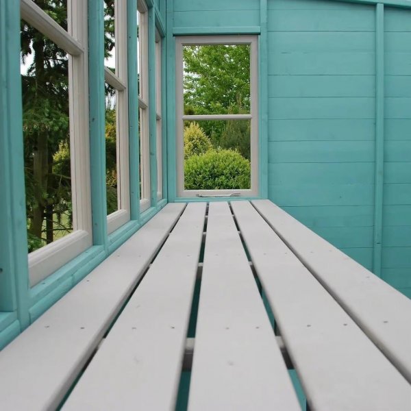 10' x 10' Sun Pent Wooden Garden Potting Shed