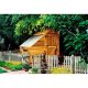 Sunhouse 8 ft. x 8 ft. Western Red Cedar Garden Shed