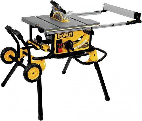 10-Inch Table Saw with Rolling Stand, 32-1/2-Inch Rip Capacity
