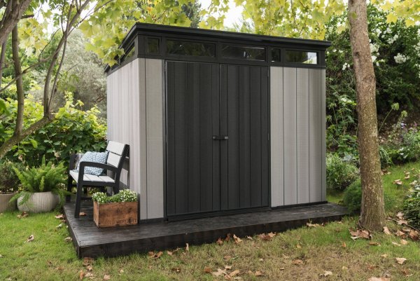 Artisan 9 ft. W x 7.5 ft. D Plastic Storage Shed