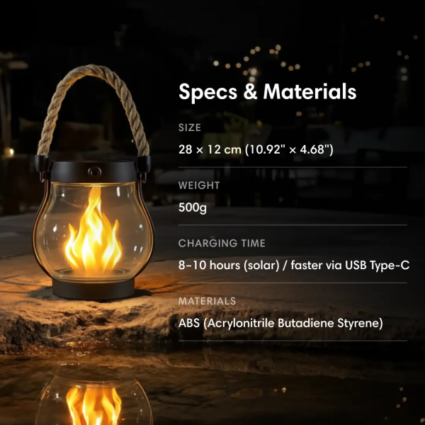 Solar Lantern Outdoor Lights