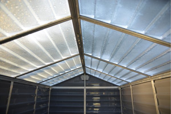 SkyLight 6 ft. W x 7.5 ft. D Polycarbonate Storage Shed