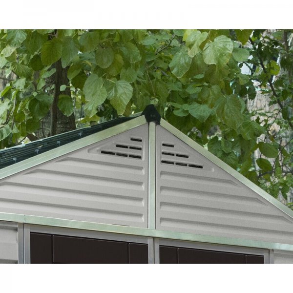 SkyLight 7 ft. 5 in. W x 17 ft. 3 in. D Plastic Storage Shed