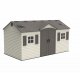 Dual Entry 15 ft. W x 8 ft. D Plastic Storage Shed