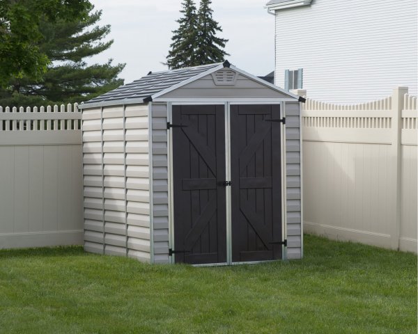 SkyLight 6 ft. W x 8 ft. D Plastic Storage Shed