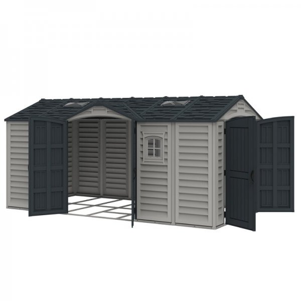 Apex Pro 15 ft. W x 8 ft. D Plastic Storage Shed